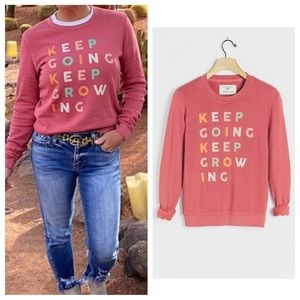 Anthropologie x Sol Angeles Keep Going Keep Growing Graphic Sweatshirt